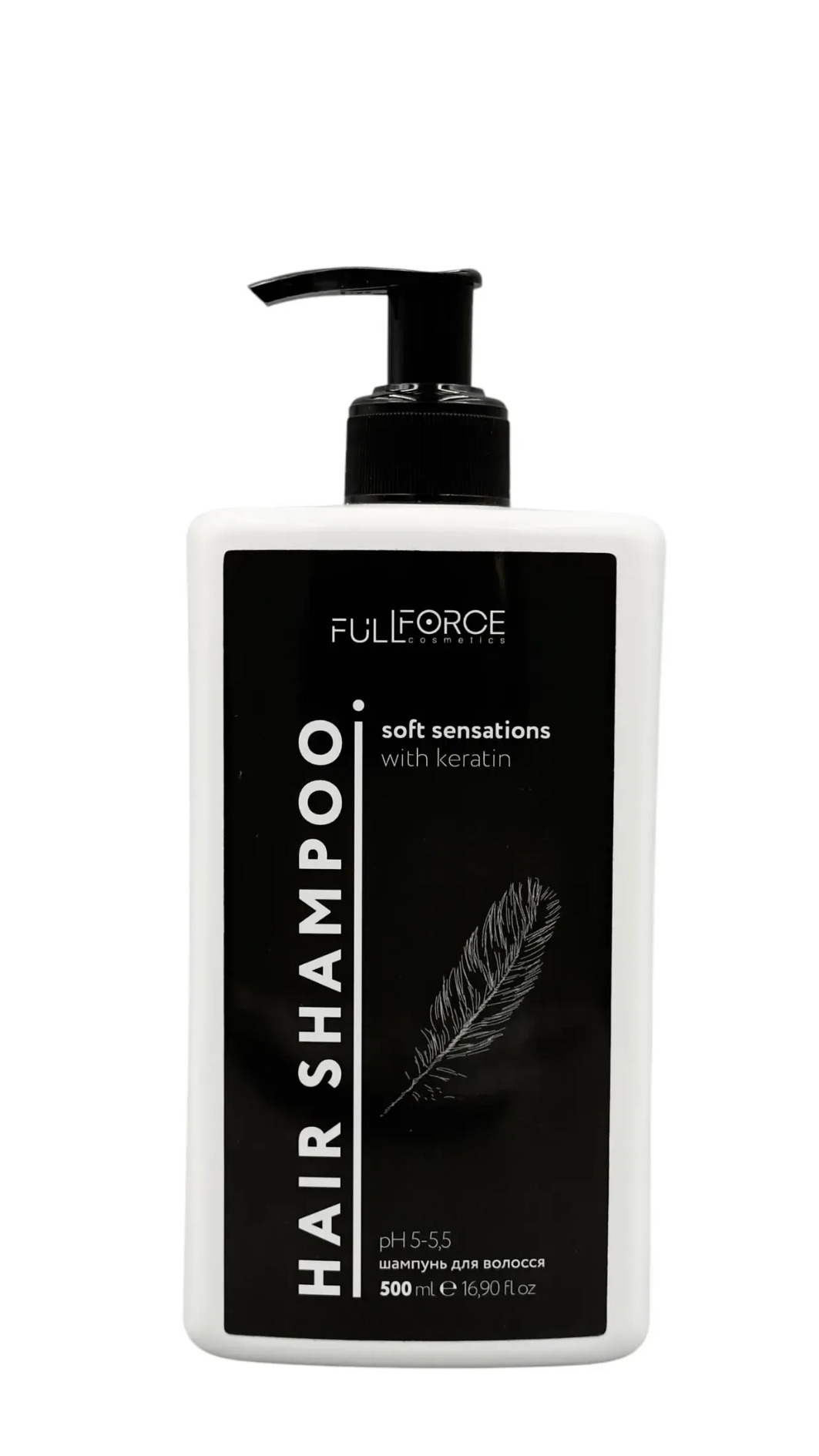 Шампунь з кератином SOFT SENSATIONS Full Force 500 мл 