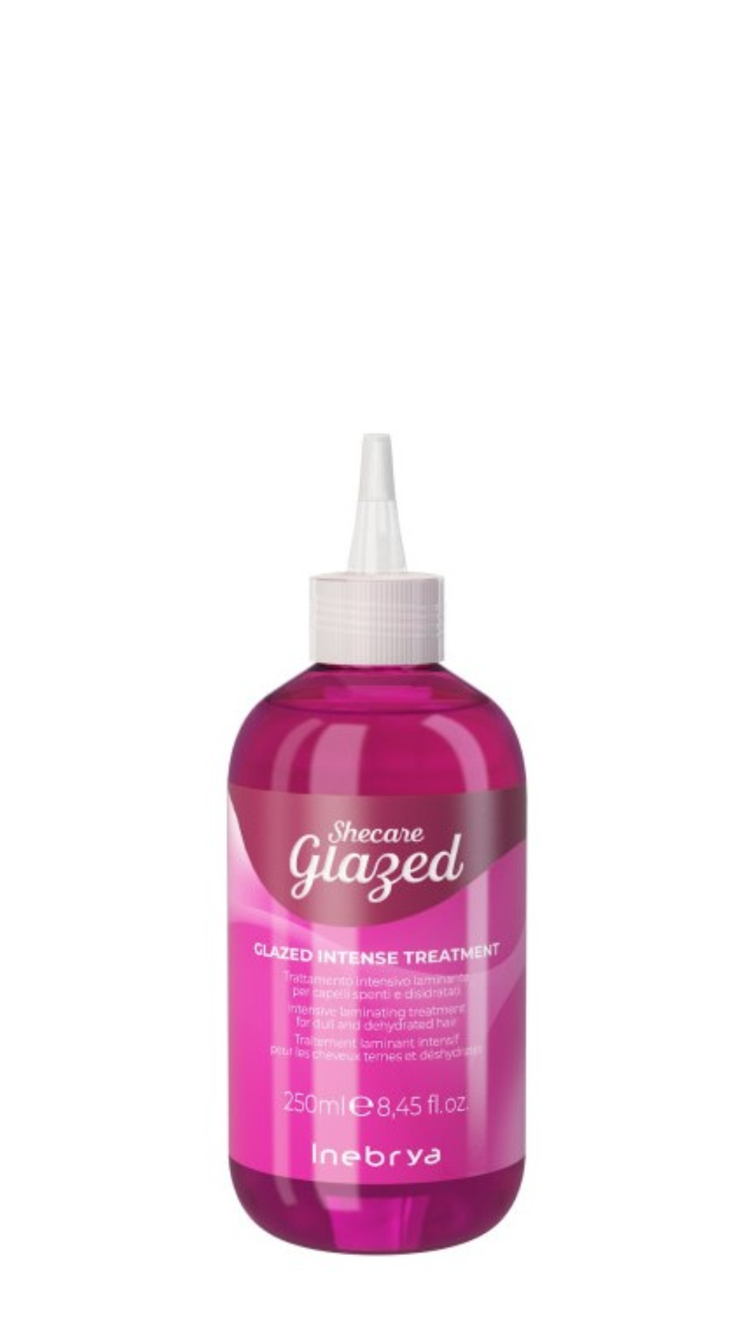 Крем-догляд для блиску Inebrya Glazed intense treatment 250мл 