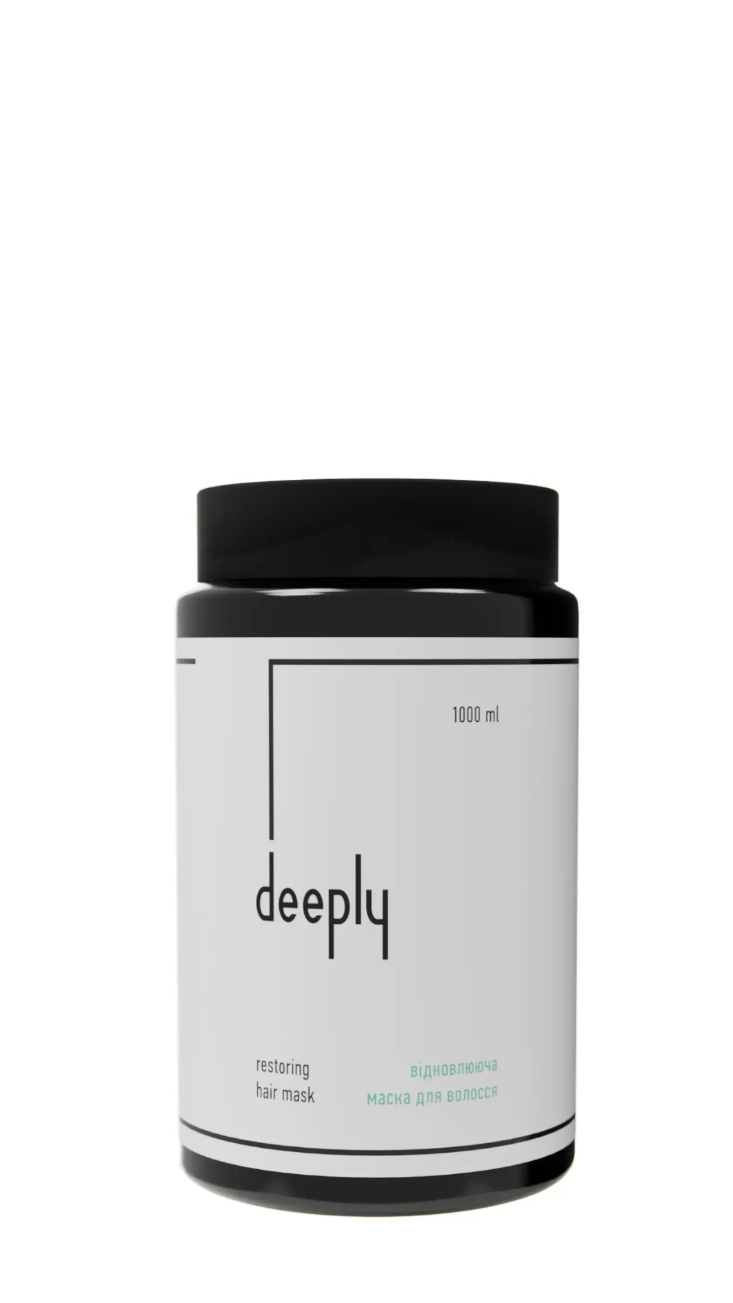 Відновлююча маска для волосся deeply restoring 1л 