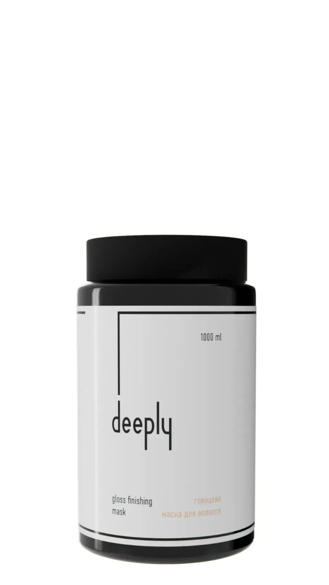 Глянцева маска для волосся deeply gloss 1л 