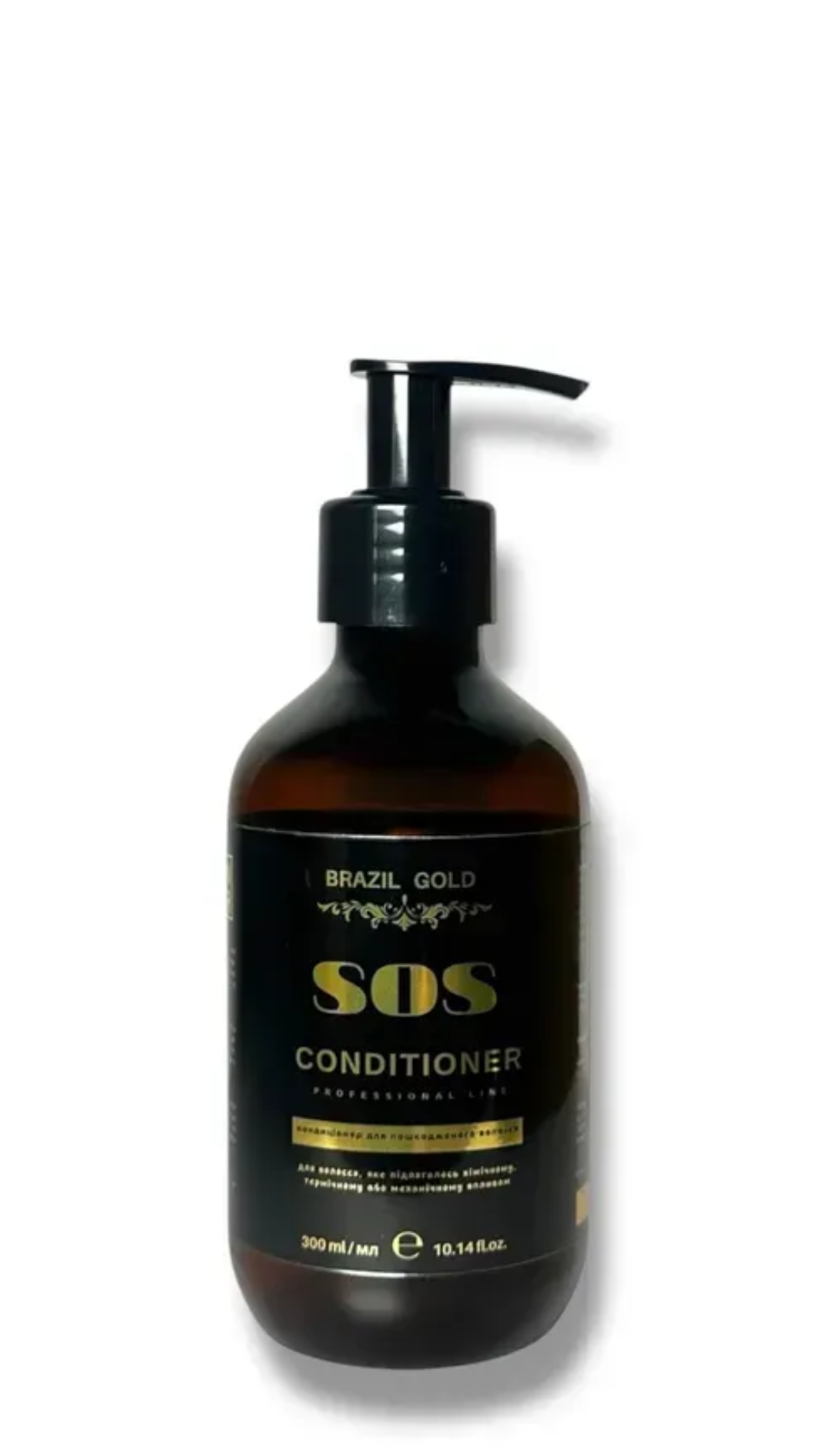 Кондиціонер SOS Brazil Gold 300ml для пошкодженного волосся 
