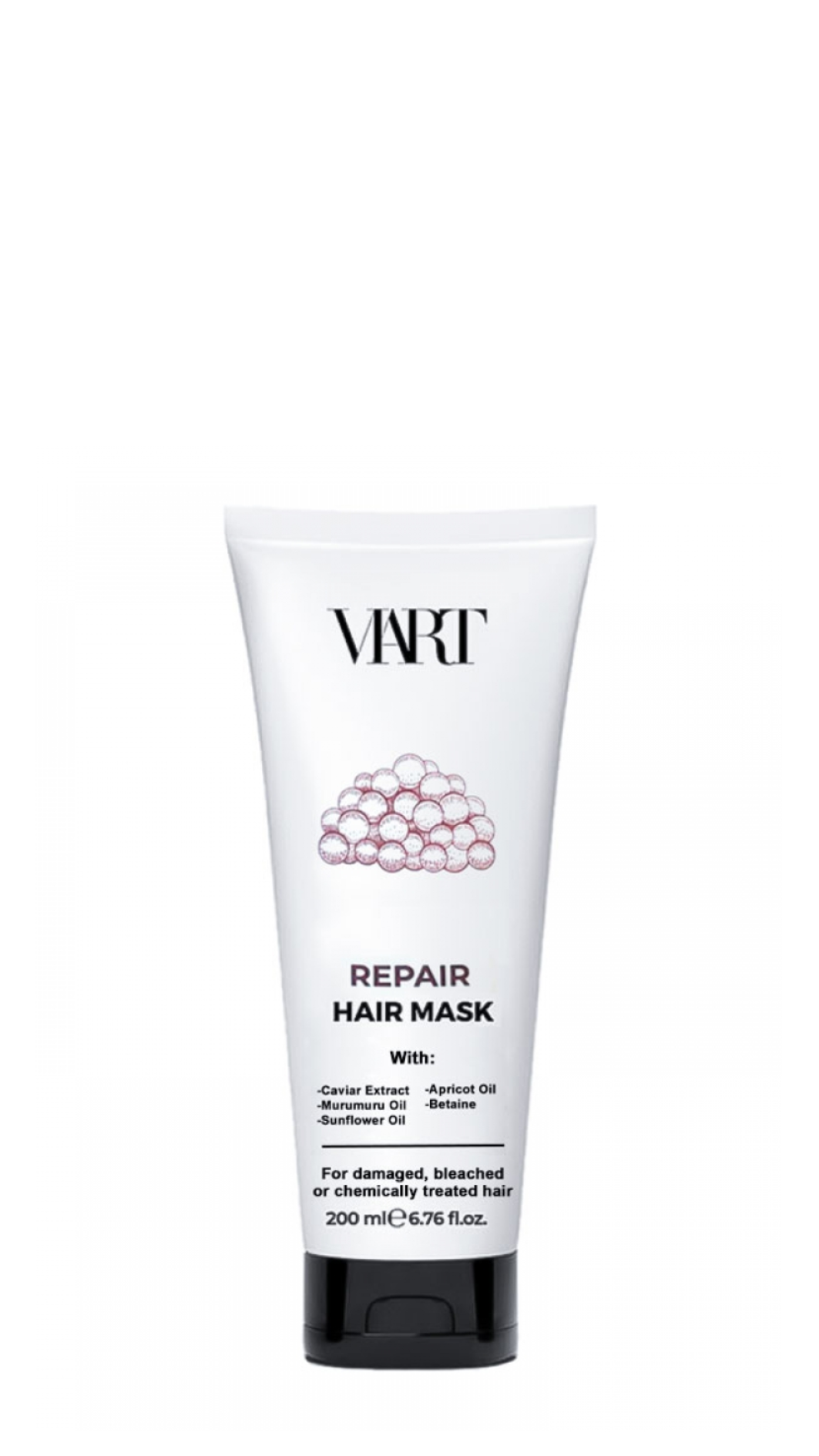 Маска для пошкодженого волосся з екстрактом чорної ікри Viart 