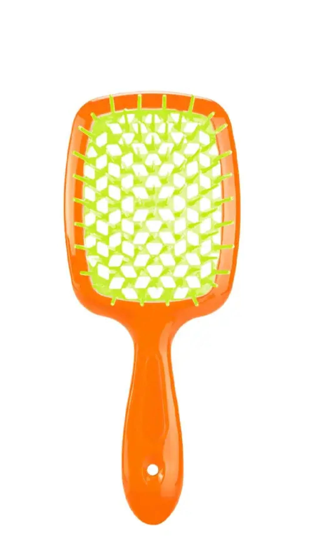 Гребінець HOLLOW COMB ПОМАРАНЧЕВИЙ З САЛАТОВИМ