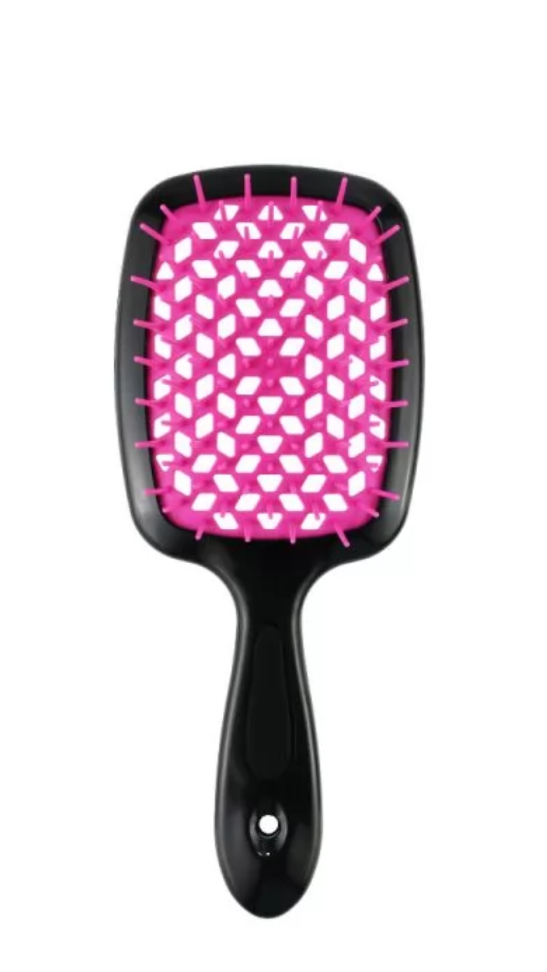 Гребінець HOLLOW COMB ЧОРНИЙ З МАЛИНОВИМ