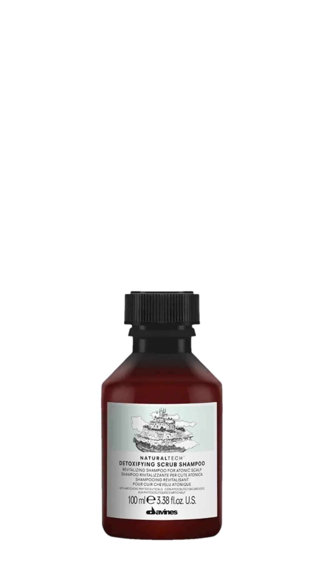 Скраб-шампунь відновлюючий для ослабленої, атонічної шкіри голови Davines DETOXIFYING SCRUB 