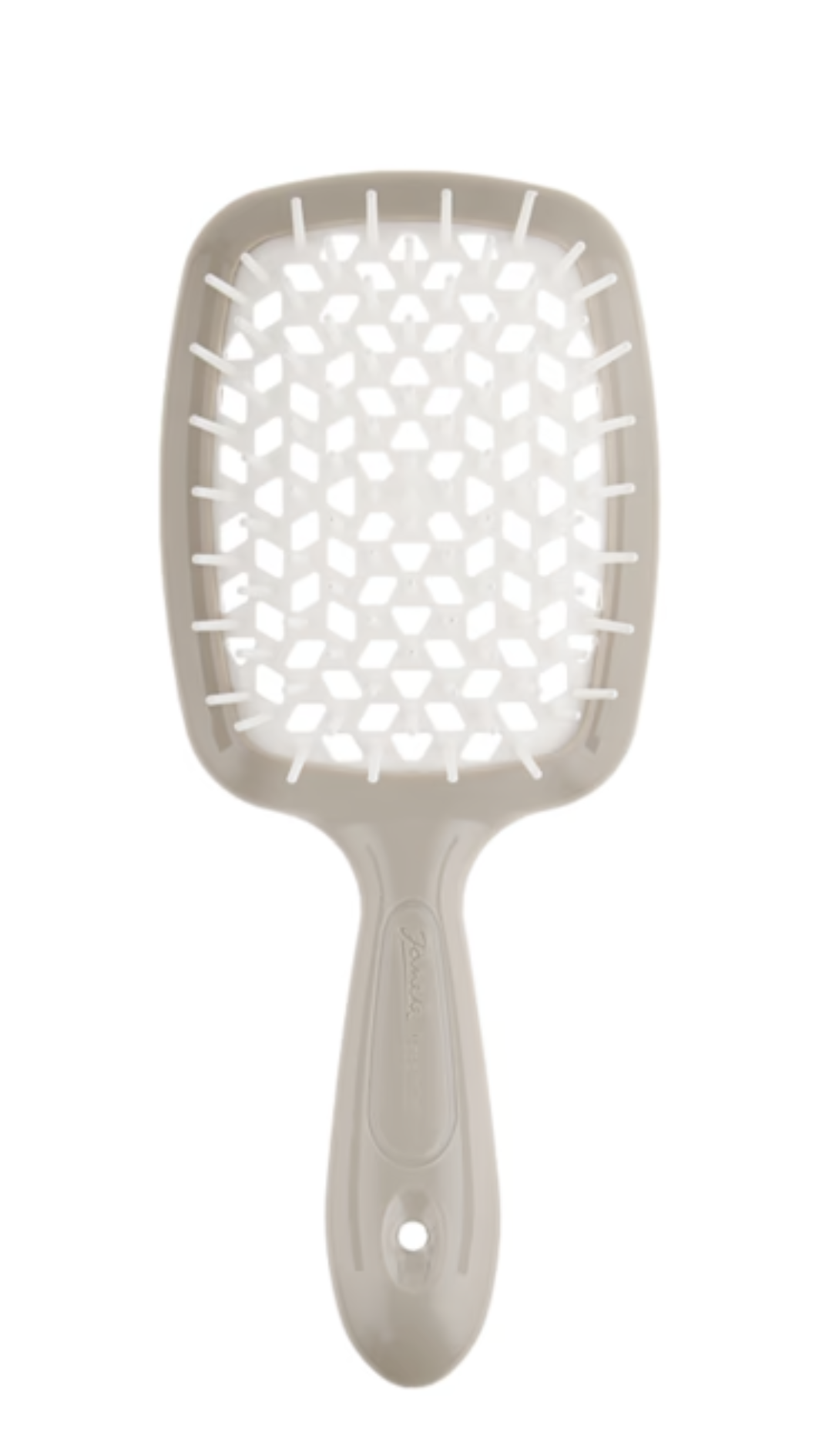 Гребінець Janeke Superbrush Standart СІРИЙ З БІЛИМ