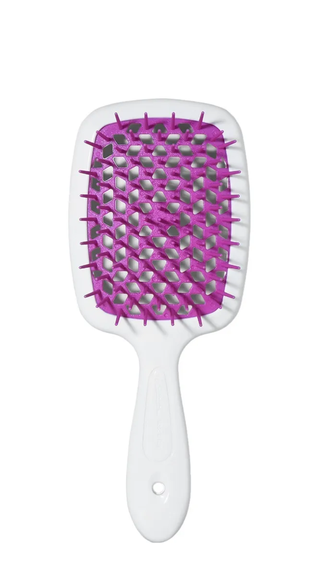 Гребінець Janeke Superbrush Standart БІЛИЙ З ФІОЛЕТОВИМ