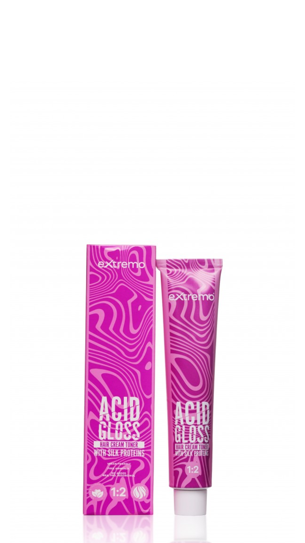 Кислий фарбник EXTREMO HAIR COLOR ACID GLOSS 100ml Clear