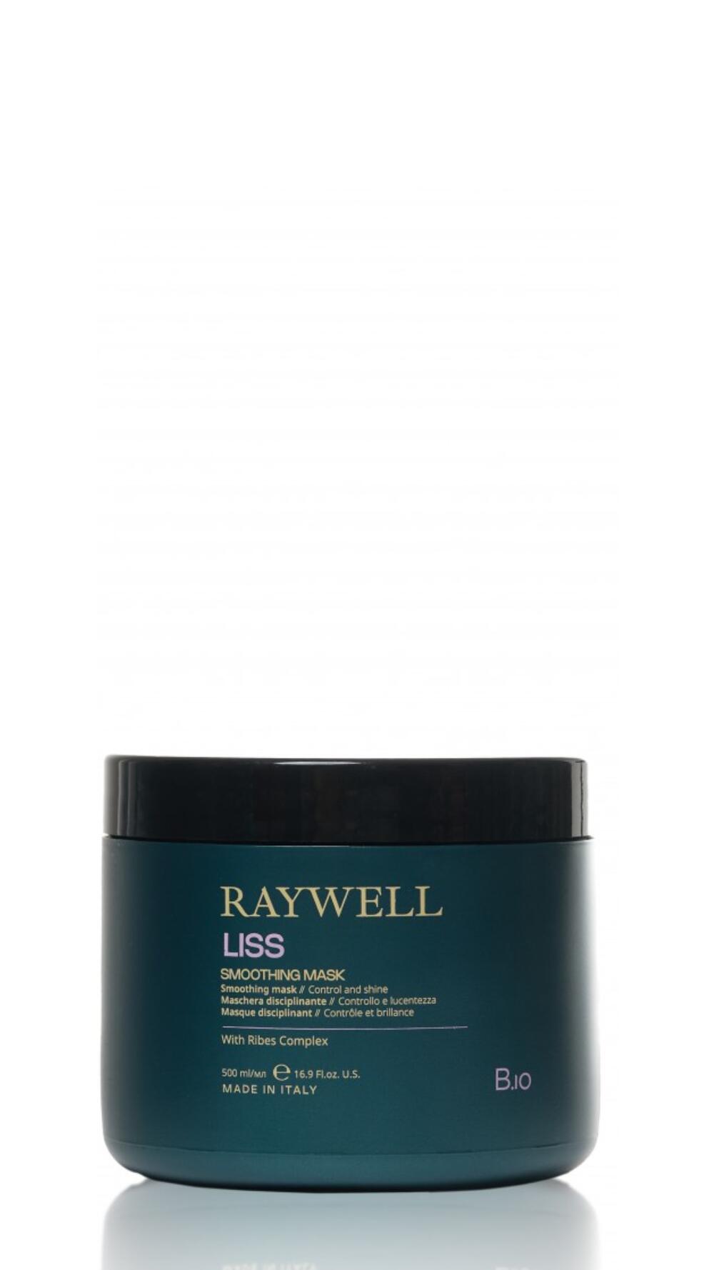 Маска розгладжуюча для пористого волосся після кератину RAYWELL B.IO LISS 
